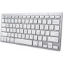 Trust Teclado Basics Bluetooth 24654 Plata/Blanco QWERTY Español